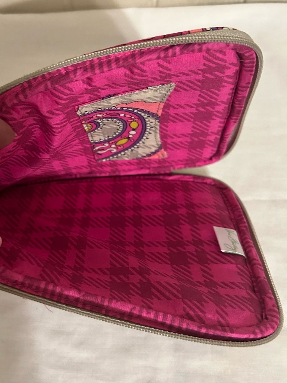 Vera Bradley E-Reader Sleeve-Paisley Meets Plaid/NWT - Picture 2 of 2